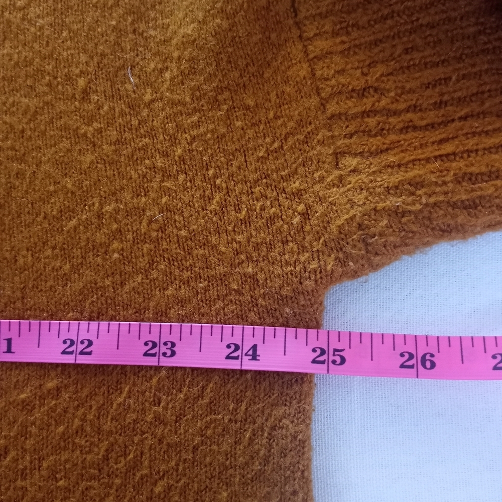 Madewell Bohemian Boatneck Flutter Tiered Dolman Sleeve Fuzzy Soft Knit Sweater - Picture 6 of 7